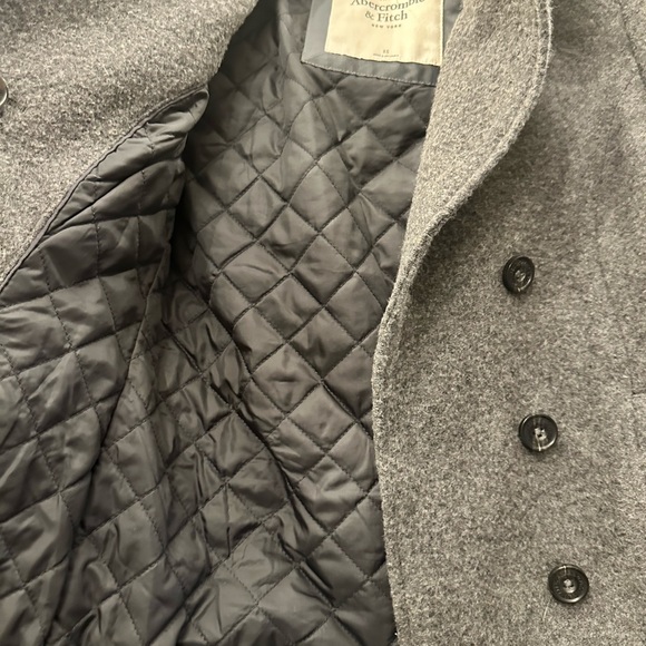 Abercrombie & Fitch Wool Blend Peacoat - Picture 5 of 7